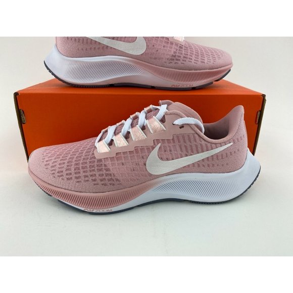 Nike Air Zoom Pegasus 37 Pink White Women's Running Shoes Sneakers - Picture 4 of 12